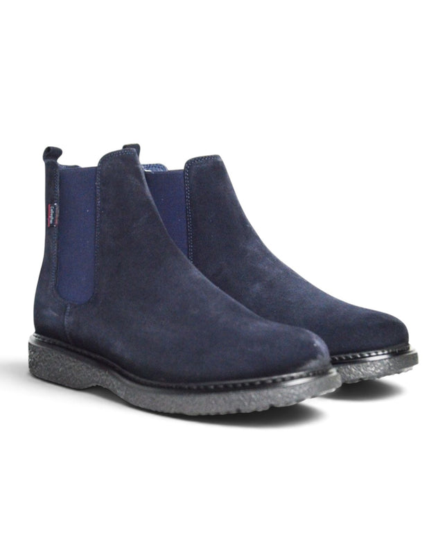 Stivaletti Chelsea Uomo in Camoscio Blu | Callaghan 12306 FREE CREP AZUL Callaghan 