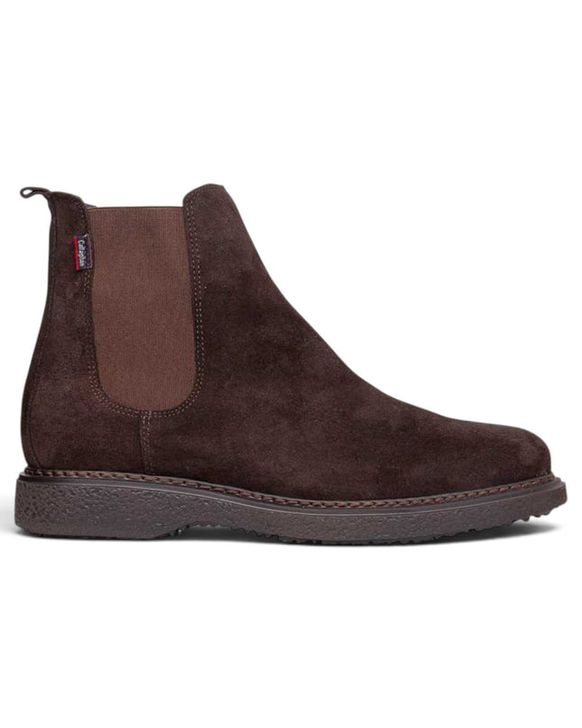 Stivaletti Chelsea Uomo in Camoscio Marrone | Callaghan 12306 FREE CREPS SUEDE BRONW Callaghan 