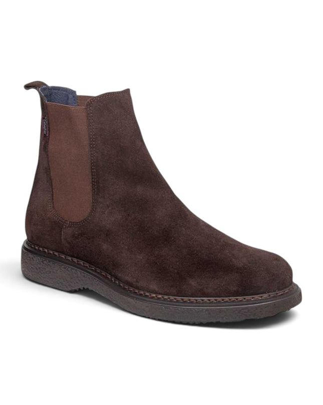 Stivaletti Chelsea Uomo in Camoscio Marrone | Callaghan 12306 FREE CREPS SUEDE BRONW Callaghan 