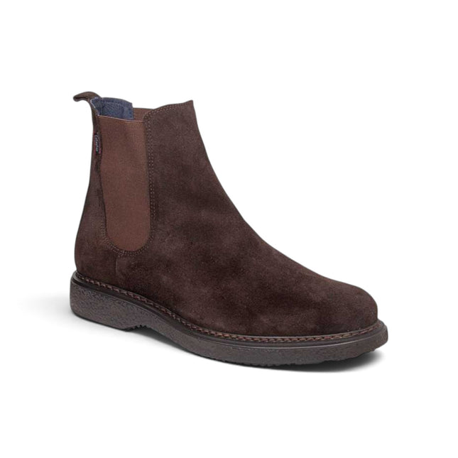 Stivaletti Chelsea Uomo in Camoscio Marrone | Callaghan 12306 FREE CREPS SUEDE BRONW Callaghan 