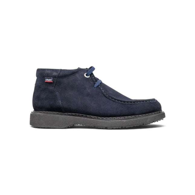 Polacchine Wallabee Uomo in Camoscio Blu | Callaghan 12307 FREE CREP SUEDE BLUE Callaghan 