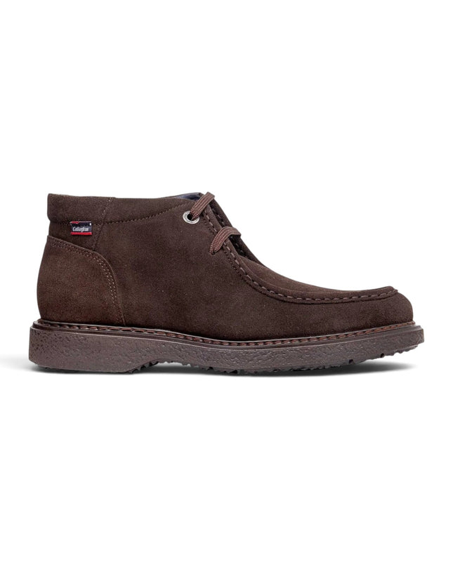 Polacchine Wallabee Uomo in Camoscio Marrone | Callaghan 12307 FREE CREP SUEDE BROWN Callaghan 