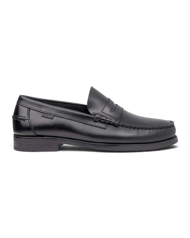 Mocassini Uomo College in Pelle Nera | Callaghan 16100 PURE CONFORT AMER BLACK Callaghan 