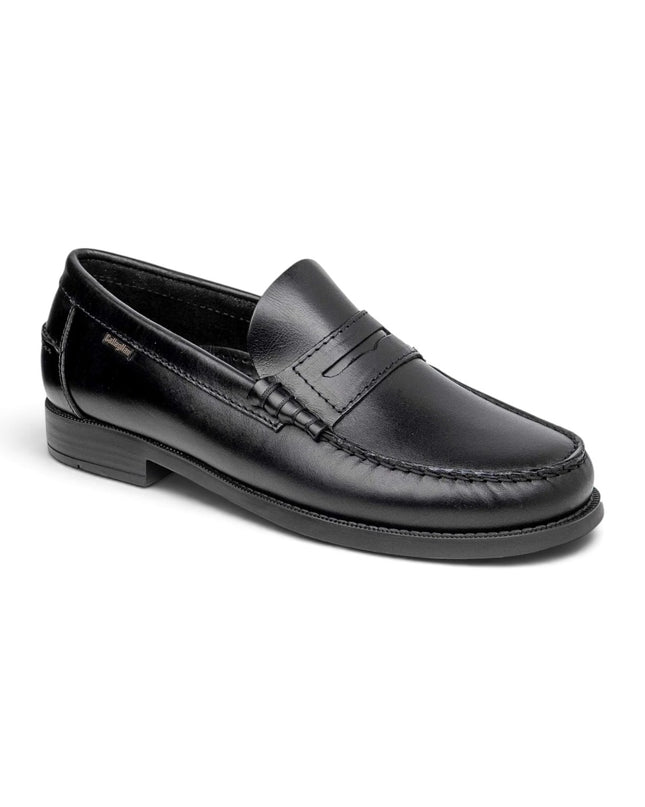 Mocassini Uomo College in Pelle Nera | Callaghan 16100 PURE CONFORT AMER BLACK Callaghan 