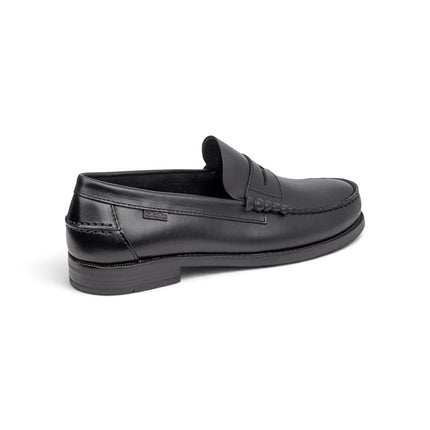 Mocassini Uomo College in Pelle Nera | Callaghan 16100 PURE CONFORT AMER BLACK Callaghan 