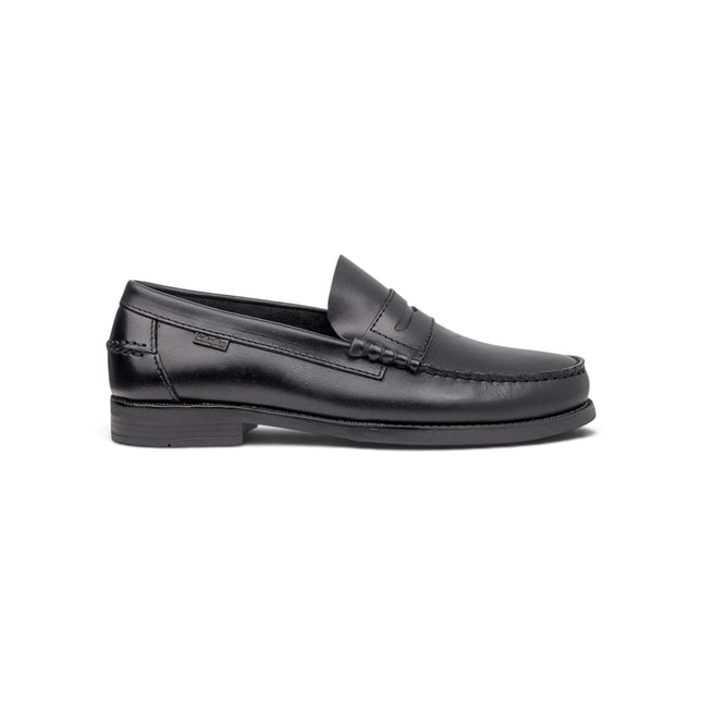 Mocassini Uomo College in Pelle Nera | Callaghan 16100 PURE CONFORT AMER BLACK Callaghan 