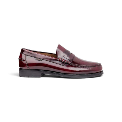 Mocassini Uomo College in Pelle Lucida Bordo | Callaghan 16100 PURE CONFORT ROJA Callaghan 