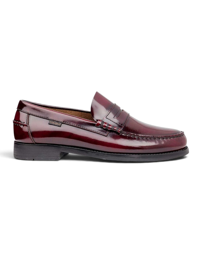 Mocassini Uomo College in Pelle Lucida Bordo | Callaghan 16100 PURE CONFORT ROJA Callaghan 