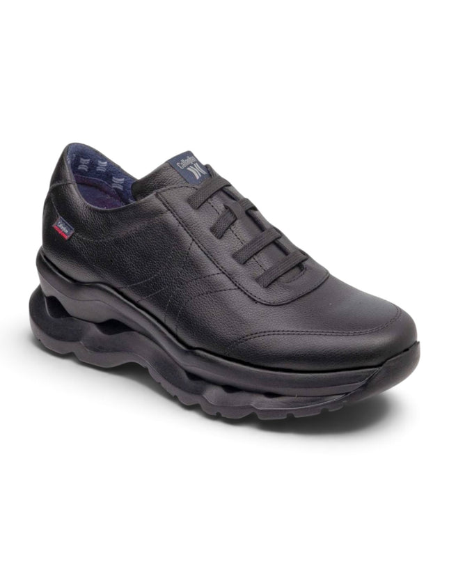 Sneakers Slipon Donna in Pelle Nera | Callaghan 18822 SOLE PELLE BLACK Callaghan 