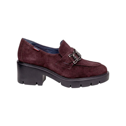 Mocassini Donna con Morsetto Catena in Camoscio Bordeaux | Callaghan 35607 CLAUDIA RIOJA Callaghan 