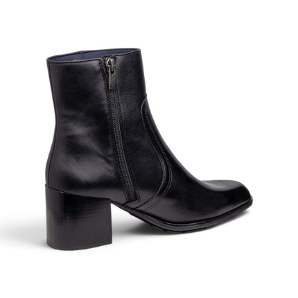 Stivaletti Donna con Tacco in Pelle Nera | Callaghan 37001 SPIRAL BLACK Callaghan 