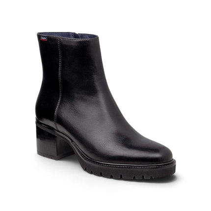 Stivletti Donna con Tacco e Plateau in Pelle Nera | Callaghan 37201 LAURA BLACK Callaghan 