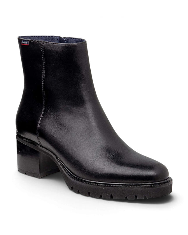Stivletti Donna con Tacco e Plateau in Pelle Nera | Callaghan 37201 LAURA BLACK Callaghan 