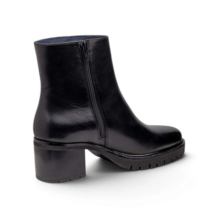 Stivletti Donna con Tacco e Plateau in Pelle Nera | Callaghan 37201 LAURA BLACK Callaghan 