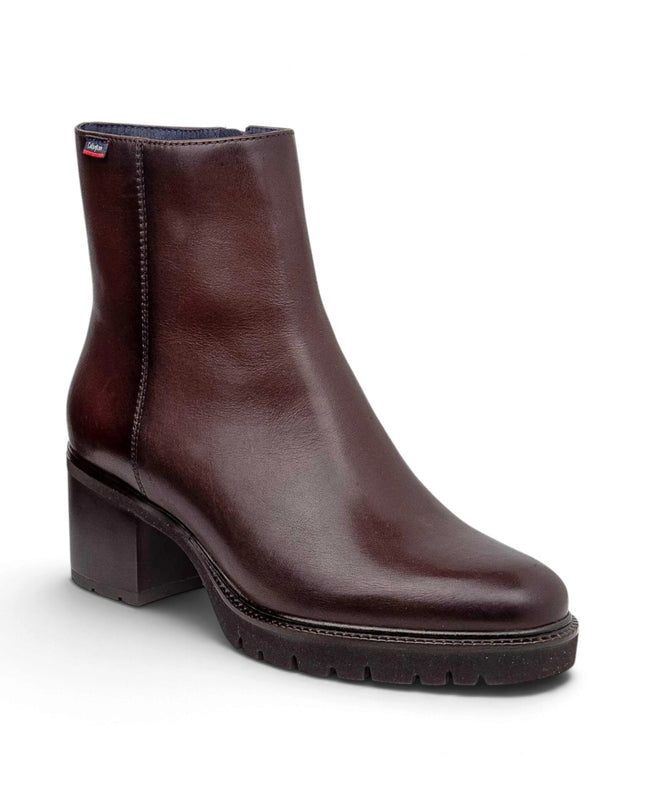 Stivletti Donna con Tacco e Plateau in Pelle Marrone | Callaghan 37201 LAURA BROWN Callaghan 