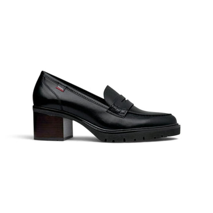 Mocassini Donna con Tacco e Plateau in Pelle Nera | Callaghan 37205 LAURA BLACK Callaghan 