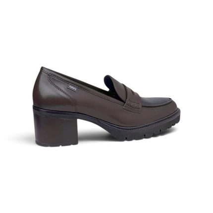 Mocassini Donna con Tacco e Plateau in Pelle Moro | Callaghan 37205 LAURA BROWN Callaghan 