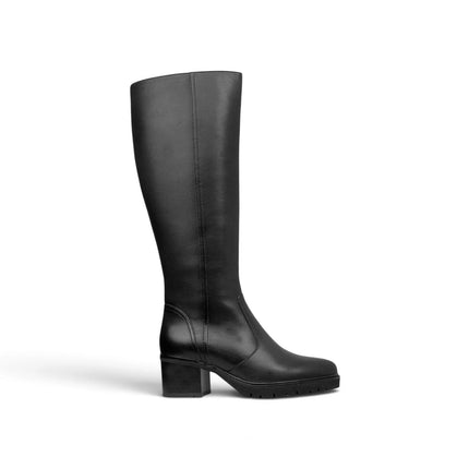 Stivlai Donna con Tacco e Plateau in Pelle Nera | Callaghan 37206 LAURA BLACK Callaghan 