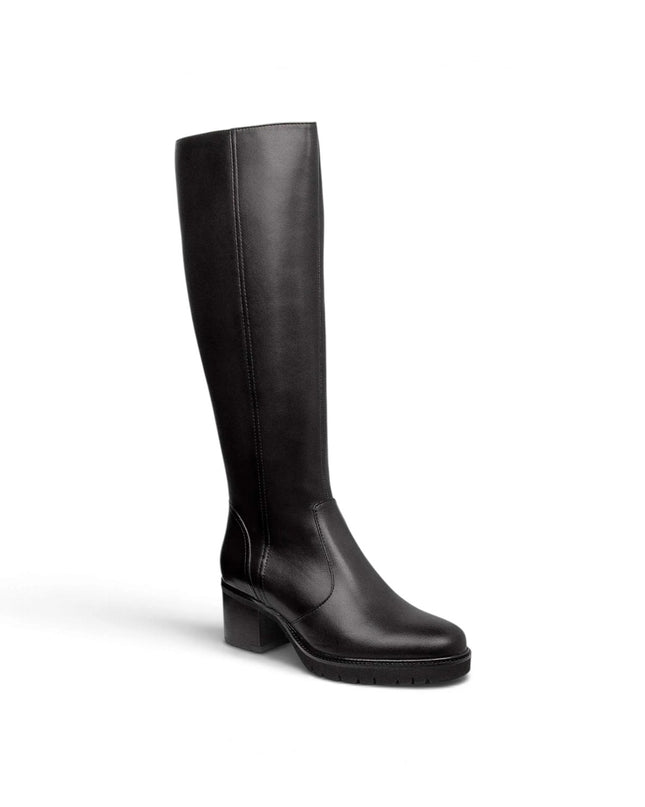 Stivlai Donna con Tacco e Plateau in Pelle Nera | Callaghan 37206 LAURA BLACK Callaghan 