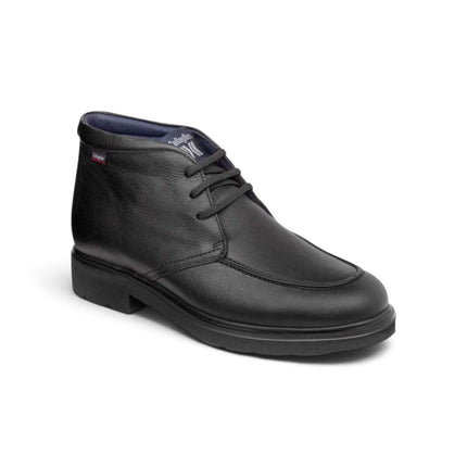 Polacchine Uomo con Lacci in Pelle Nera | Callaghan 52802 WHO PELLE BLACK Callaghan 
