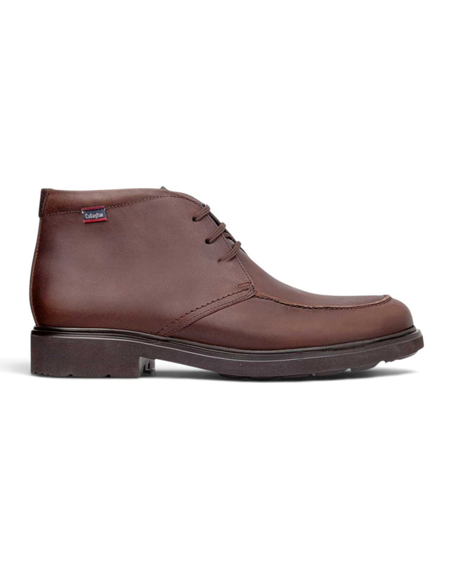 Polacchine Uomo con Lacci in Pelle Marrone | Callaghan 52802 WHO PELLE BROWN Callaghan 