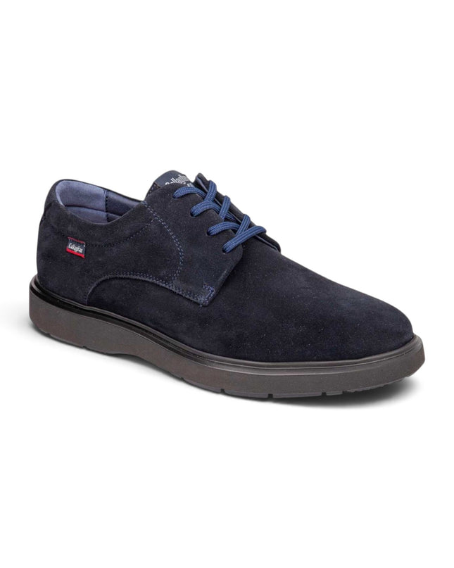 Francesina Stringata Liscia da Uomo in Camoscio Blu | Callaghan 53004 ALAN SUEDE BLUE Callaghan 