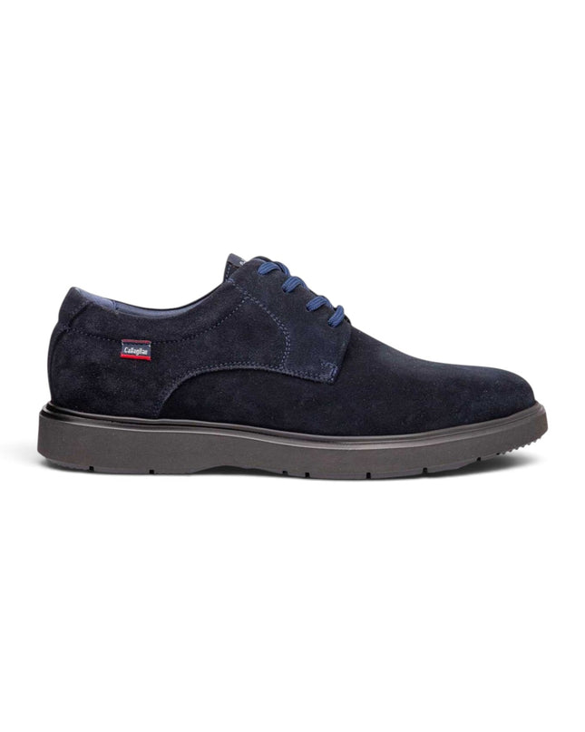 Francesina Stringata Liscia da Uomo in Camoscio Blu | Callaghan 53004 ALAN SUEDE BLUE Callaghan 