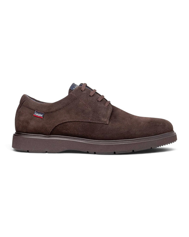 Francesina Stringata Liscia da Uomo in Camoscio Marrone | Callaghan 53004 ALAN SUEDE BROWN Callaghan 