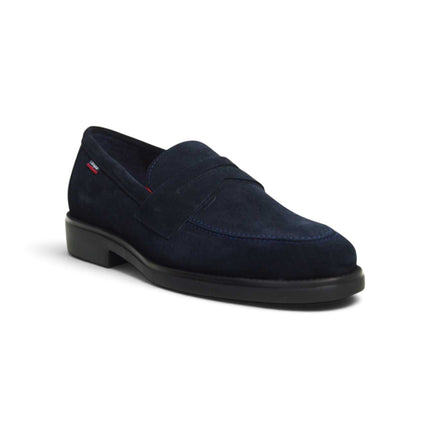 Mocassini Uomo con Bendina in Camoscio Blu | Callaghan 59803 CLASSI SUEDE BLUE Callaghan 