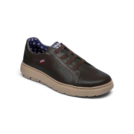 Slipon Sneakers Uomo in Pelle Moro | Callaghan 60603 ADAPTABLE PELLE BROWN Callaghan 