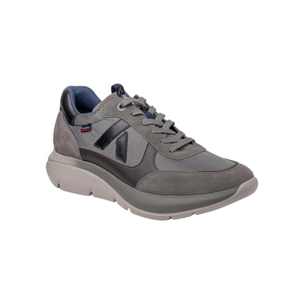 Sneakers Algoritmo Uomo in Camoscio e Tessuto Grigio Multi | Callaghan 61208 ALGORITMO NUTRIA Callaghan 