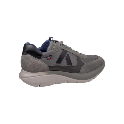 Sneakers Algoritmo Uomo in Camoscio e Tessuto Grigio Multi | Callaghan 61208 ALGORITMO NUTRIA Callaghan 
