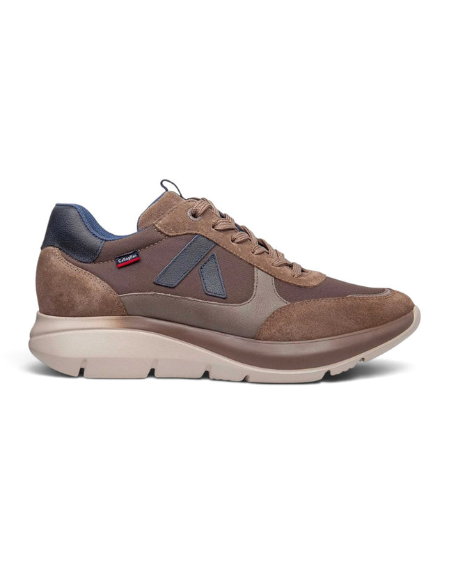 Sneakers Algoritmo Uomo in Camoscio e Tessuto Tartufo Multi | Callaghan 61208 ALGORITMO TRUFA Callaghan 