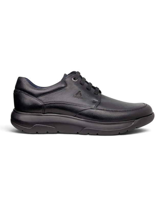 Francesina Stringata da Uomo in Pelle Nera | Callaghan 66700 ALGORITMO CASUAL PELLE BLACK Callaghan 