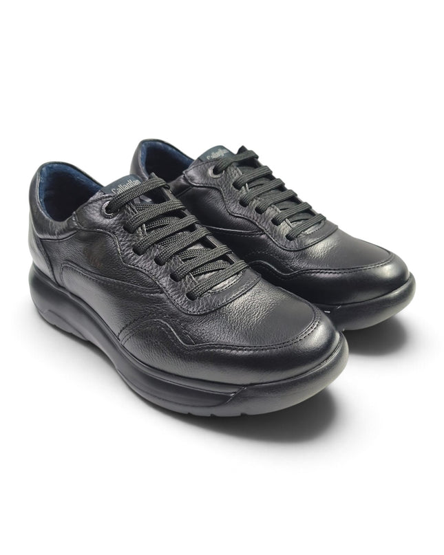 Sneakers Bassa da Uomo in Pelle Nera | Callaghan 66702 ALGORITMO CASUAL PELLE BLACK Callaghan 