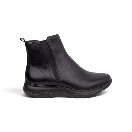 Stivaletti Donna con Zeppa in Pelle Nera | Callaghan 67705 ALGORITMO CASUAL SRA PELLE BLACK Callaghan 