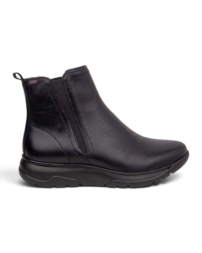 Stivaletti Donna con Zeppa in Pelle Nera | Callaghan 67705 ALGORITMO CASUAL SRA PELLE BLACK Callaghan 