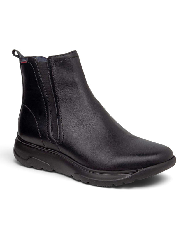 Stivaletti Donna con Zeppa in Pelle Nera | Callaghan 67705 ALGORITMO CASUAL SRA PELLE BLACK Callaghan 
