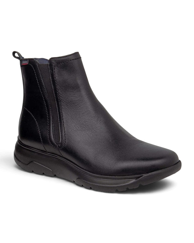 Stivaletti Donna con Zeppa in Pelle Nera | Callaghan 67705 ALGORITMO CASUAL SRA PELLE BLACK Callaghan 