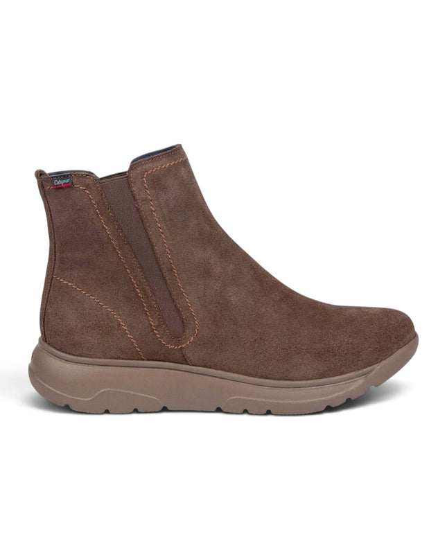 Stivaletti Donna con Zeppa in Camoscio Tartufo | Callaghan 67705 ALGORITMO CASUAL SRA SUEDE TRUFA Callaghan 