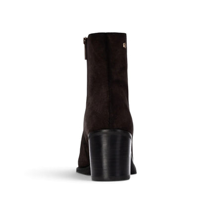 Stivaletti Tronchetti Donna a Punta con Tacco in Camoscio Marrone | Carmela 164134 BROWN Carmela 