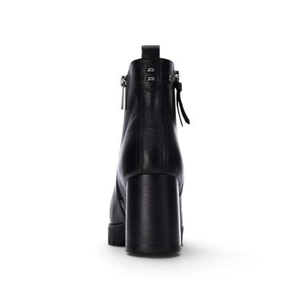 Stivaletti Donna con Tacco e Plateau in Pelle Nera | Carmela 164283 BLACK Carmela 