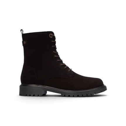 Anfibio Stivaletto Donna con Lacci e Zip in Camoscio Marrone | Carmela 164314 BROWN Carmela 
