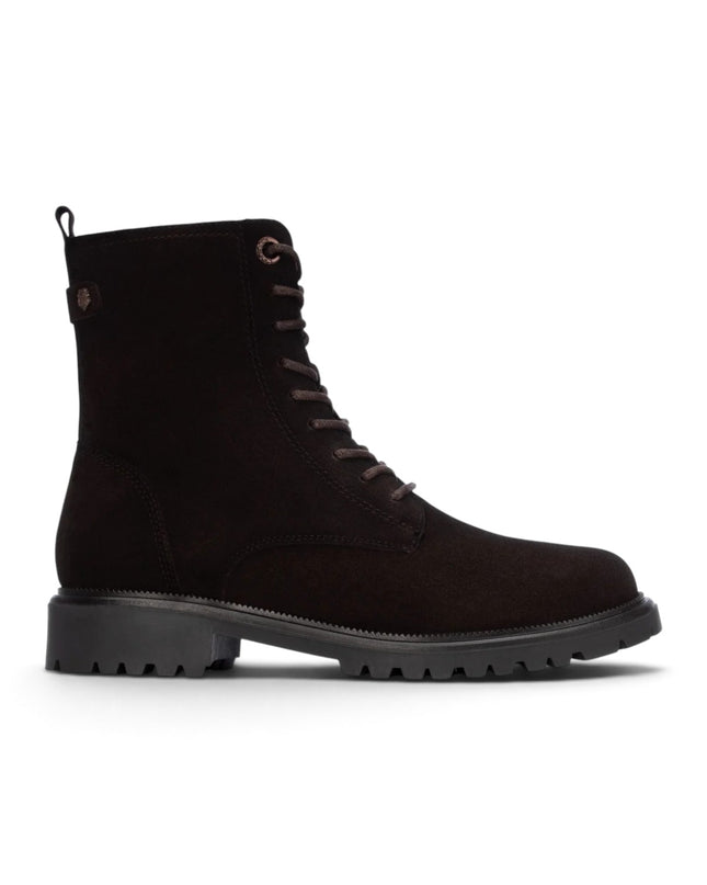 Anfibio Stivaletto Donna con Lacci e Zip in Camoscio Marrone | Carmela 164314 BROWN Carmela 