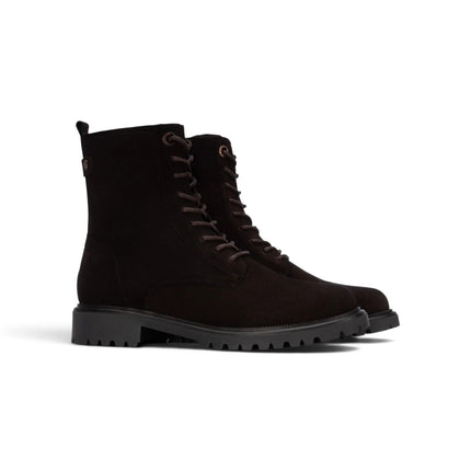 Anfibio Stivaletto Donna con Lacci e Zip in Camoscio Marrone | Carmela 164314 BROWN Carmela 