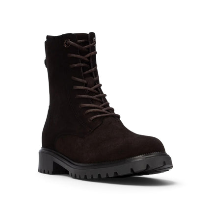 Anfibio Stivaletto Donna con Lacci e Zip in Camoscio Marrone | Carmela 164314 BROWN Carmela 