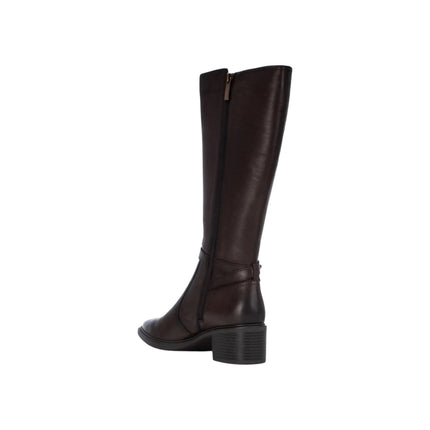 Stivale Donna a Punta con Tacco in Pelle Moro | Carmela 164376 BROWN Carmela 