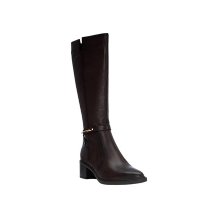 Stivale Donna a Punta con Tacco in Pelle Moro | Carmela 164376 BROWN Carmela 