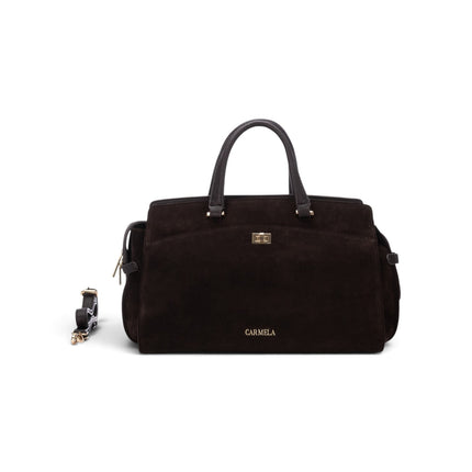 Borsa Donna in Camoscio Marrone Moro | Carmela 186231 BROWN Carmela 