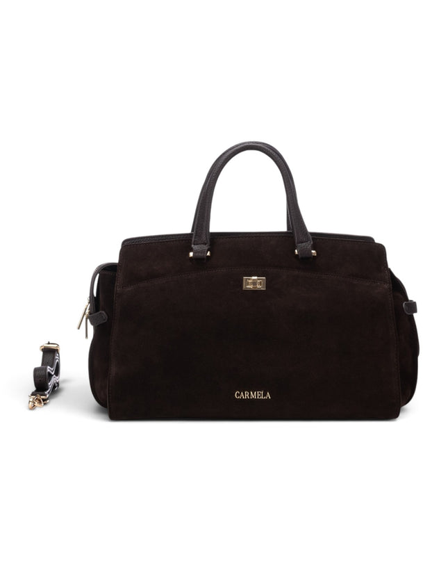 Borsa Donna in Camoscio Marrone Moro | Carmela 186231 BROWN Carmela 